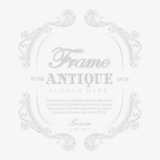 精美花纹边框装饰元素矢量素材免抠