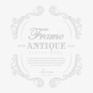 精美花纹边框装饰元素矢量素材免抠