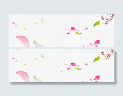 粉色花瓣树叶漂浮素材免抠