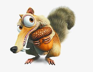 动物松鼠惊奇免抠