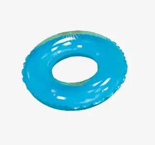 蓝色泳圈免抠
