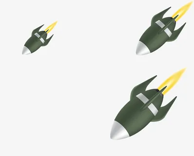 部队PPT元素导弹插图免抠