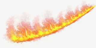 燃烧吧火的插画设计免抠