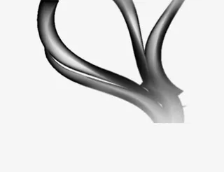 黑色发丝素材免抠