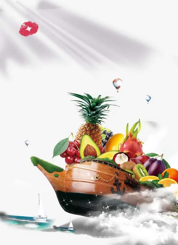 水果促销免抠