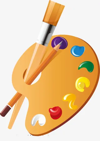 手绘绘画板免抠