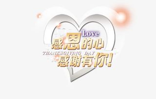 感恩节感谢有你免抠