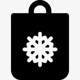 圣诞购物袋图标免抠