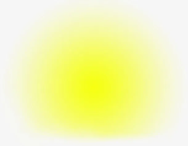 高清黄色效果光晕设计效果图免抠
