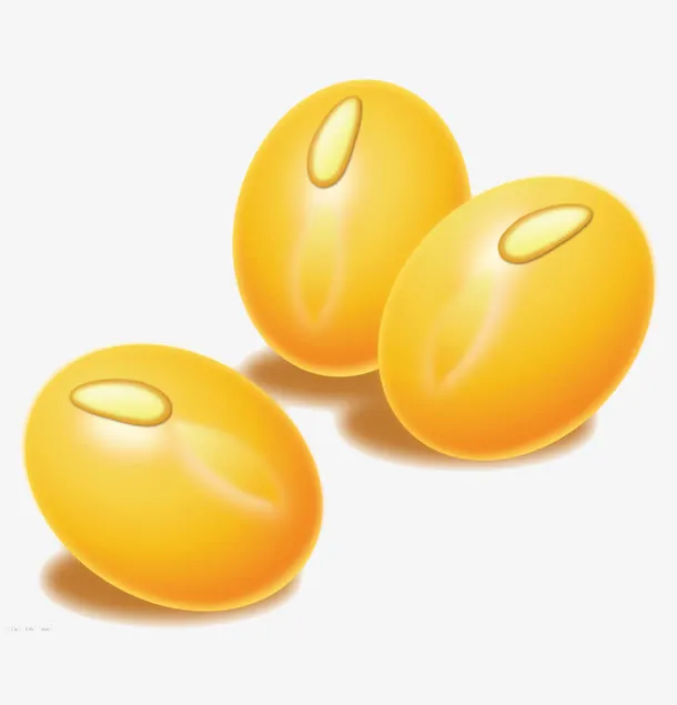 卡通黄豆免抠