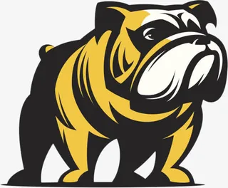 卡通黄色斗牛免抠