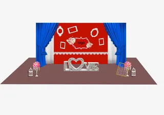 婚礼效果图免抠