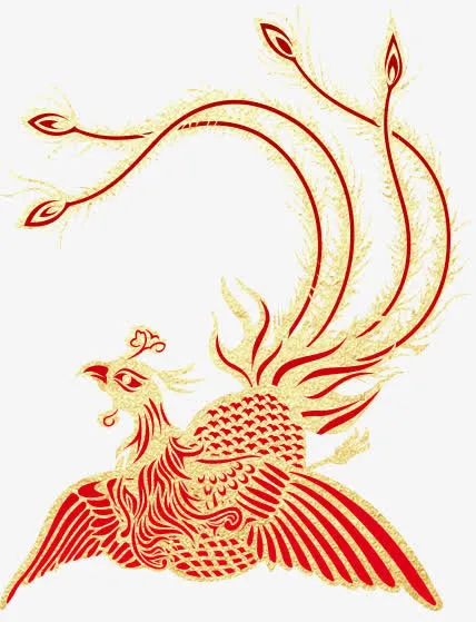 金色凤凰免抠