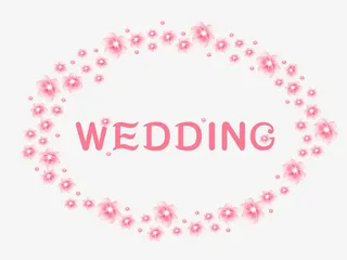 WEDDING牌免抠