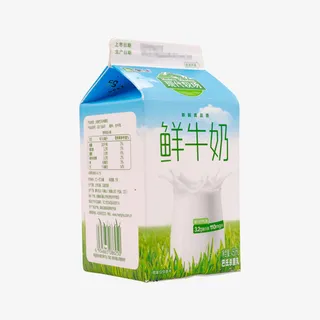 现代牧场鲜牛奶3免抠