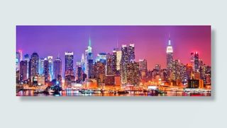 唯美城市夜景背景