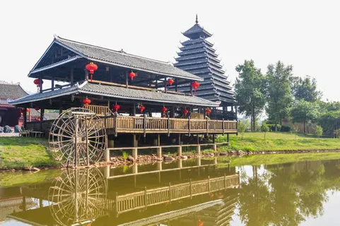 民族风广西南宁鼓楼免抠免抠