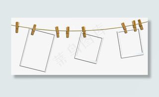 悬挂纸张免抠