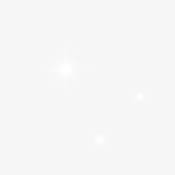 白色耀眼点状光免抠