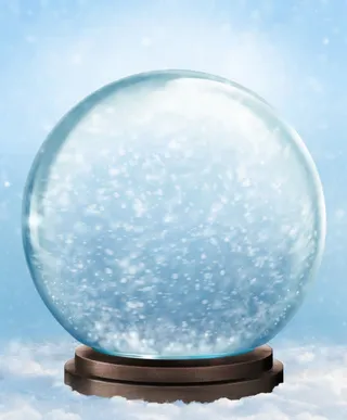 水晶圣诞球免抠