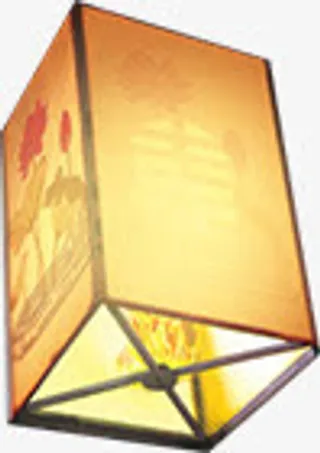 黄色灯笼七夕情人节免抠