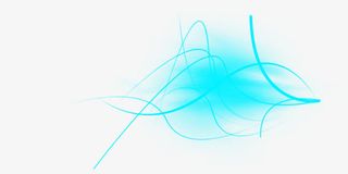 蓝色线条光晕光效海报背景