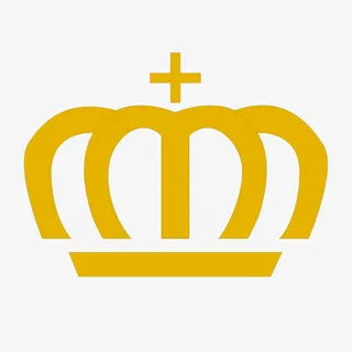 黄色皇冠简笔绘画图免抠