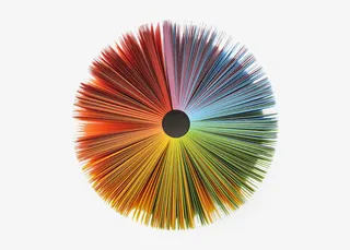 五颜六色纸张免抠