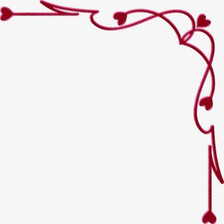 爱心粉色卡通边框免抠