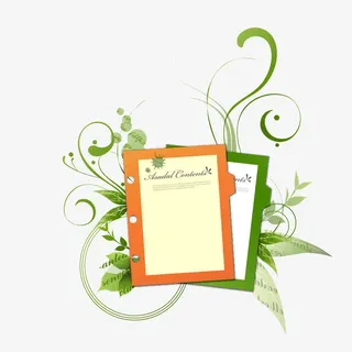 矢量花框下载免抠