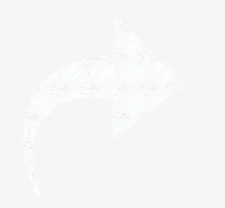 转弯的箭头的粉笔画免抠