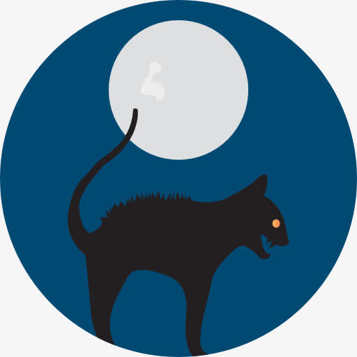 黑猫图标免抠