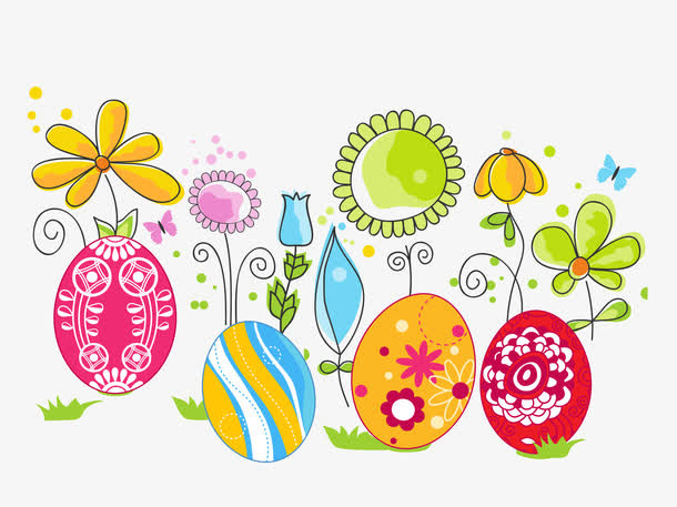 复活节挂件免抠