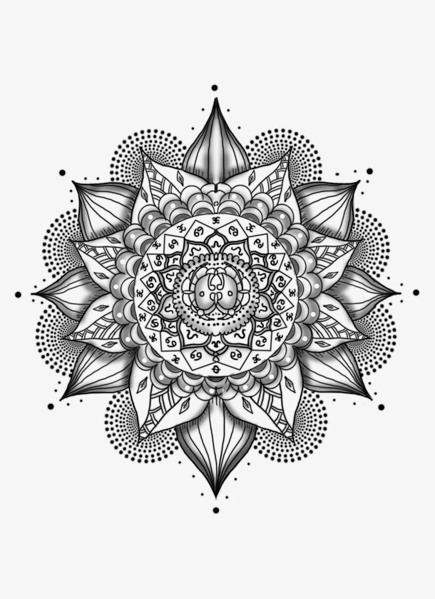 复古花纹免抠