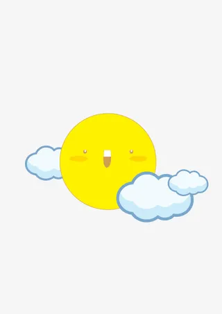 白云月亮免抠