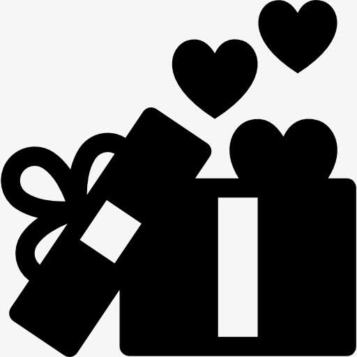Valentine Giftbox Open 图标免抠