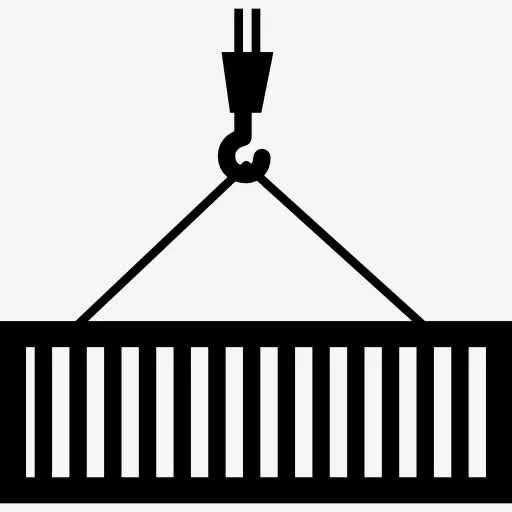 起重搬运集装箱图标免抠