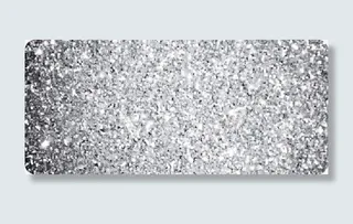 银色花纹标签免抠