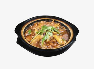 美食黄焖茄子免抠