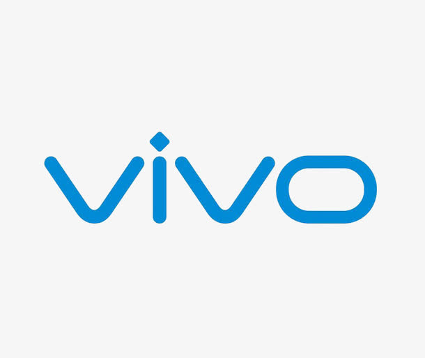 vivo蓝色线条logo免抠