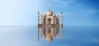 泰姬陵背景图高清