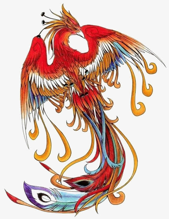 中国风凤凰免抠