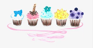 简笔画冰沙免抠