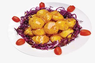 桂花脆皮柿子免抠