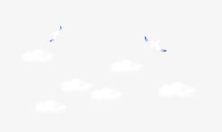 矢量卡通白云素材免抠