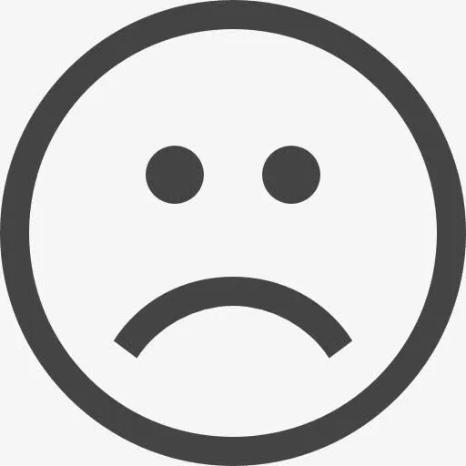 皱眉的脸图标免抠