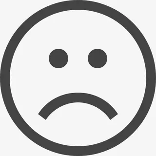 皱眉的脸图标免抠