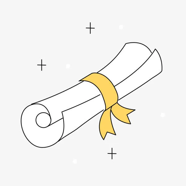 卷子上的蝴蝶结免抠