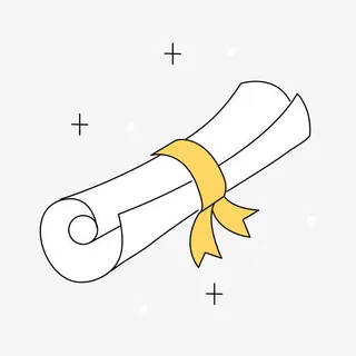 卷子上的蝴蝶结免抠