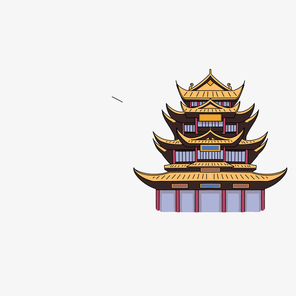 寺庙 中国古代建筑png免抠